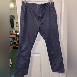 GAP Khaki Tapered Pants in Deep Blue